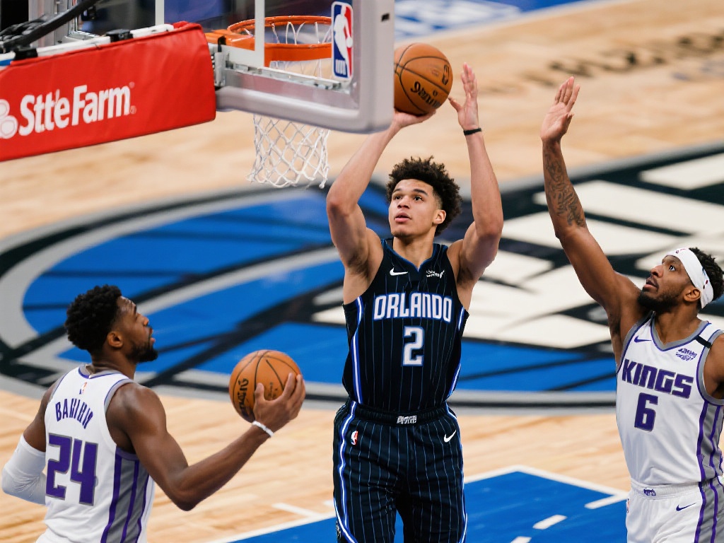 班凯罗全面爆发24+6+6 魔术力克国王 在这场对决中,班凯罗交出了24分、6个篮